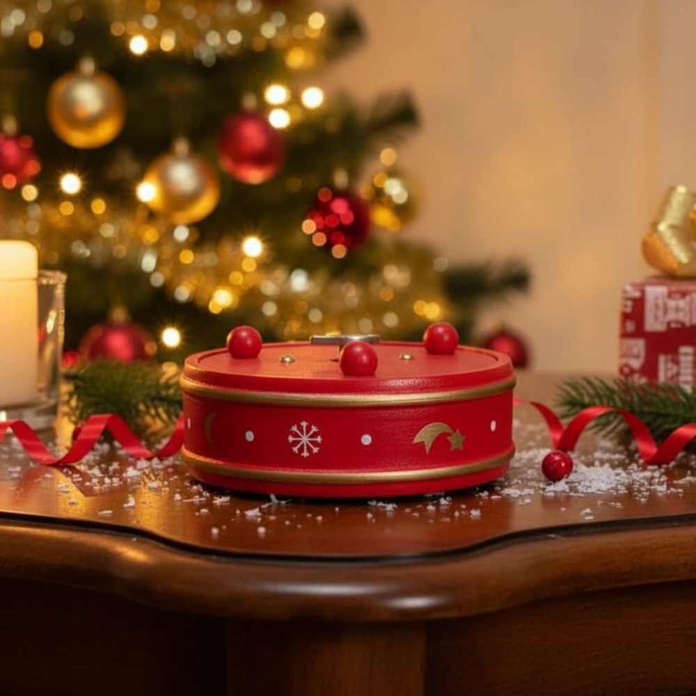 Kurt Adler Wind  Up Christmas Music Box
